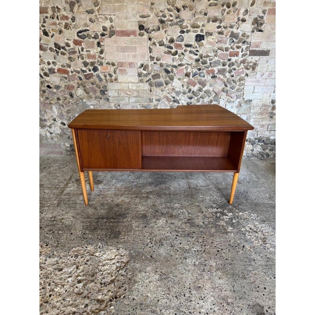 Vintage Teak Boomerang Desk by Göran Strand, 1960s For Sale - Image 12 of 18