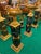 Black 1960s Pair of Louis XVI Empire Style Marble & Bronze Jardinieres / Pedestal For Sale - Image 8 of 8