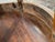 George III - Regency Figured Mahogany and Satinwood Demi Lune Table For Sale - Image 13 of 15