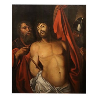 Follower of Rubens, Ecce Homo, 1700, Oil on Canvas For Sale