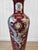 1970s Vintage 41" Chinese Chinoiserie Red Enamel & Mother of Pearl Inlay Dragon Floor For Sale - Image 5 of 10