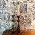 Metal Vintage Brass Church Altar Candlestick Buffet Lamps a Pair For Sale - Image 7 of 9