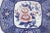 Late 20th Century Vintage Genuine Imperial Imari Small Ornamental Plate Japan Japanese Blue White Pink Scalloped Edge For Sale - Image 5 of 6