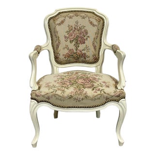 Louis XV Style Cabriolet Armchair, 1970s For Sale