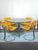 1960s Vintage Space Age Dinner Table and Chairs in the style of Gastone Rinaldi, 1960s, Set of 5 For Sale - Image 5 of 15