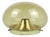 Space Age Brass Ceiling Wall in Glass and Brass by Sölken Leuchten, Germany, 1970s For Sale