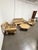 Set of 4 Bamboo Sofa, 2 Armchairs, and Coffee Table, 1970 Found in a villa on Capri (Naples). Good condition, with minor...