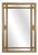 Large Mid-Century Louis XVI Style Mirror with Parcloses, 1950s For Sale