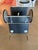 1990s Italian Postmodern Raul Barieri Ycami Attributed Convertible Folding Bar Cart Italian Aluminum Coffee Table Adjustable Mago For Sale - Image 15 of 18