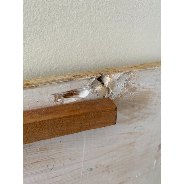 1970s Vintage Shabby Chic Farmhouse Hand Painted Wood Cucina Kitchen Sign For Sale - Image 5 of 8