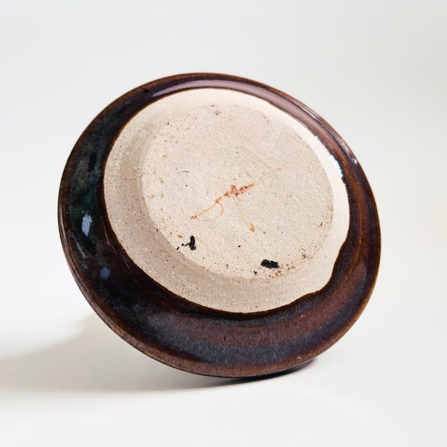 Vintage Studio Pottery Candle Holder For Sale - Image 11 of 12