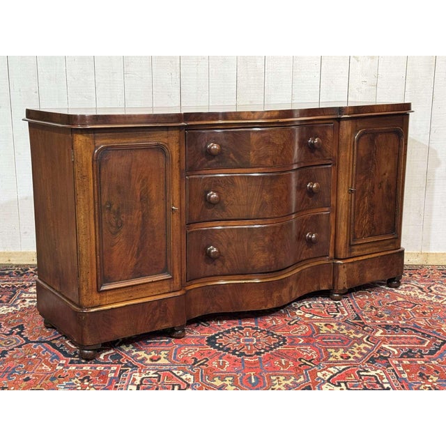 Antique Victorian Mahogany Sideboard, 1800s For Sale - Image 14 of 18