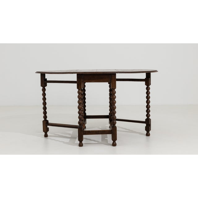 French Country Drop-Leaf Table in Original Patina, Antique, United Kingdom, 19th Century For Sale - Image 3 of 15