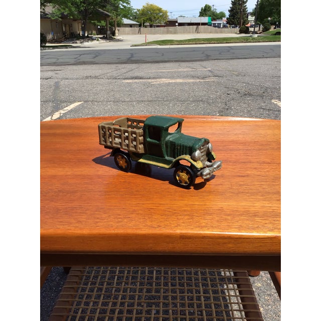 Mid-Century Cast Iron Toy Truck For Sale - Image 4 of 8