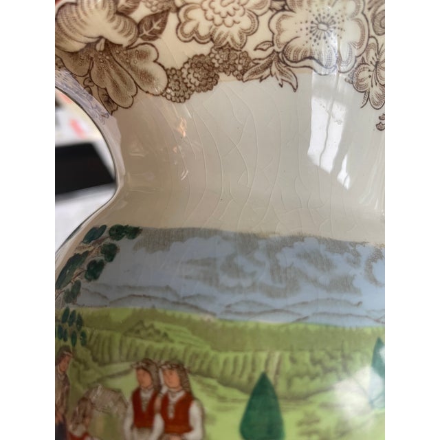 Early 20th Century Norwegian Egersund Fayence Ceramic Pitcher For Sale - Image 9 of 10