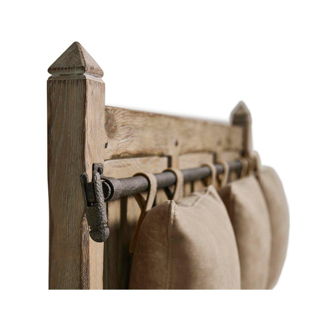 Rustic Farmhouse Hall Bench with Storage For Sale In Greensboro - Image 6 of 6