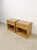 Mid-Century Modern Mid 20th Century Thomasville Blonde Oak Nightstands Pair of Vintage Drawers Storage For Sale - Image 3 of 17