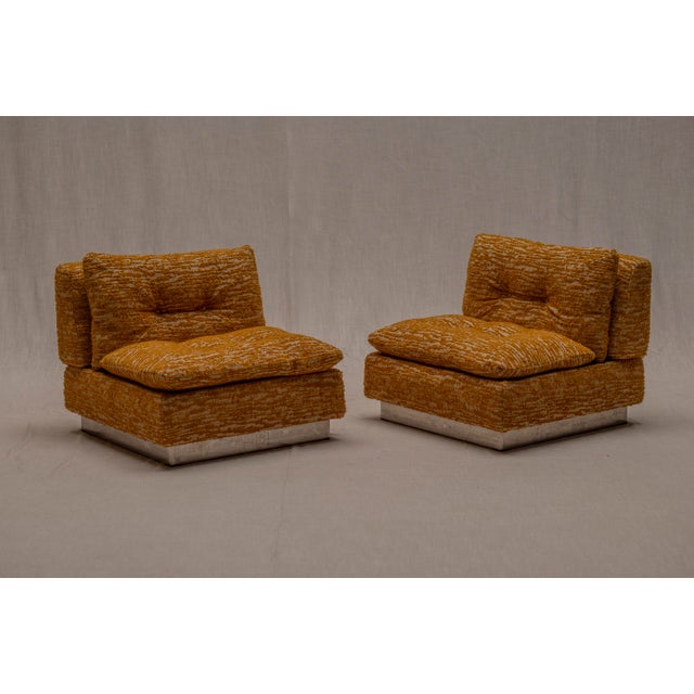 Space Age Lounge Chairs from Saporiti Italia, 1970s, Set of 2 For Sale - Image 3 of 13