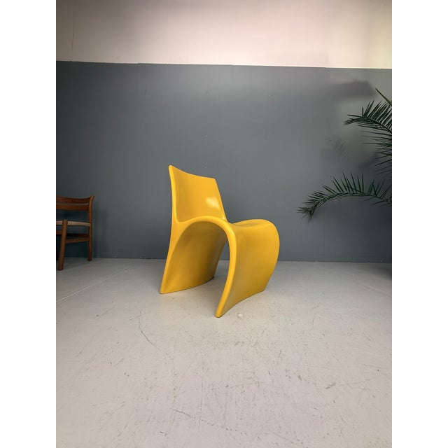 1970s Sculptural Molded Fiberglass Chair, Europe, 1970s For Sale - Image 5 of 6