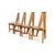 Postmodern Vintage Beech Chairs by Søren Nissen & Ebbe Gehl, Set of 4 For Sale - Image 3 of 10