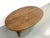 Oval Table with T-Shaped Legs in Oak, France, 1990s For Sale - Image 14 of 18