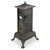 This old cast iron fireplace spit, manufactured by F. Martin in Pézenas, is a unique collector's item, typical of 19th...