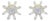 10k Yellow Gold Round and Baguette Diamond Stud Earring (0.50 cttw, H-I Color, I2-I3 Clarity) For Sale