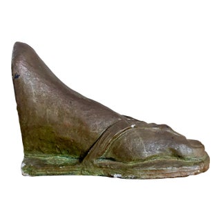 Foot of Laocoon Replica Ceramic Sculpture, 1980s Museum Replica For Sale