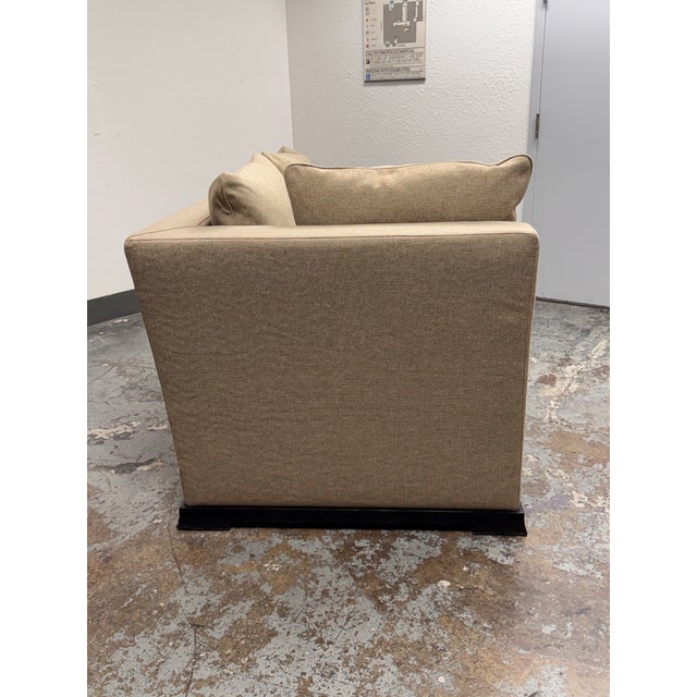 Cierre Imbottiti for Armani Casa Otelle Meridienne Chaise Lounge For Sale - Image 9 of 12