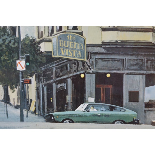 Late 20th Century Robert Kent Lithograph Print 'San Francisco Cable Car in Fog' For Sale - Image 10 of 12