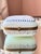 Beautiful antique pale blue opaline glass box // Napoleon III era // 1850-1870 // hand-enameled boule de savon hinged box // collectible For Sale - Image 4 of 15
