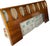 Mid-Century Modern Kent Coffey Perspecta Walnut & Rosewood King Headboard. Featuring a straight line design, seven...