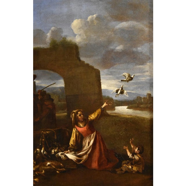 After Jan Miel, Landscape, 1650, Oil on Canvas For Sale - Image 13 of 14