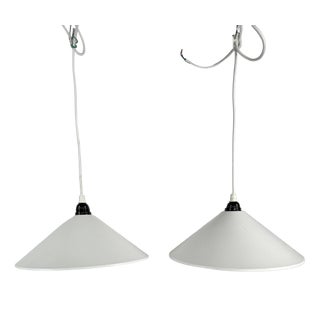 Modern Danish Pendant Lamps, 1970s, Set of 2 For Sale