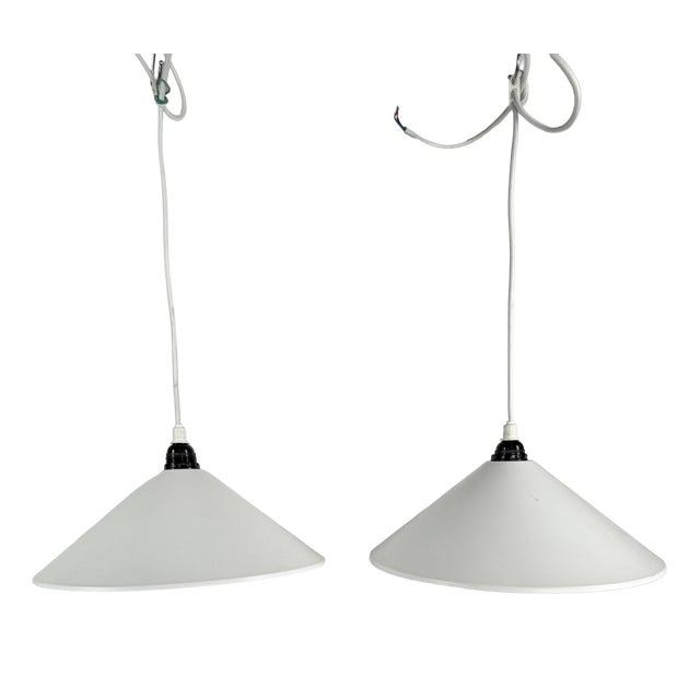 Modern Danish Pendant Lamps, 1970s, Set of 2 For Sale