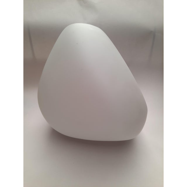 Art Deco ceiling lamp by Philips with frosted glass and bakelite mounting hardware. The frosted glass bowl is flush...