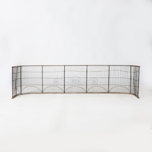 Traditional Federal Period Wire Fire Fender For Sale - Image 3 of 7