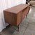 Mid-Century Modern Scandinavian Designs Lanson Sideboard 59 In, Solid Poplar, Light Walnut With Brass-Capped Legs For Sale - Image 3 of 7