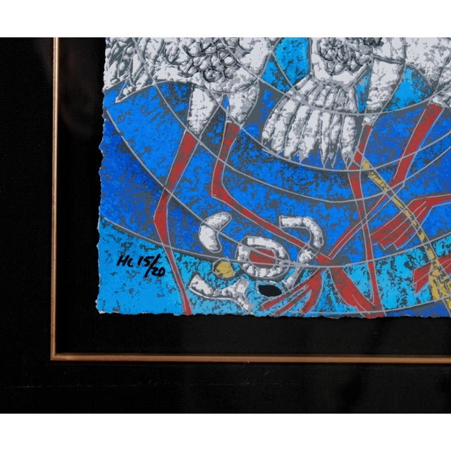 1992 Jiang Tiefeng "Nature Suite" Artist Hand Signed & Numbered Limited Edition Framed Matched Set 15/20 Hc (Hors Commerce) - Set of 4 For Sale - Image 11 of 17