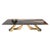 "Pagina" Coffee Table With Bronze and Golden Cobra Marble, Handmade Bizimyer Furniture. Unmatched. Unrivalled. Designed by...