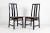 Black 1970s Italian Black Lacquered Cane Seat Dining Chairs in Manner of Motina, Set of Eight For Sale - Image 8 of 8