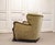 Brown Vintage Swedish Wingback Chair with Golden Velvet and Carved Oak Armrests, 1920s For Sale - Image 8 of 12