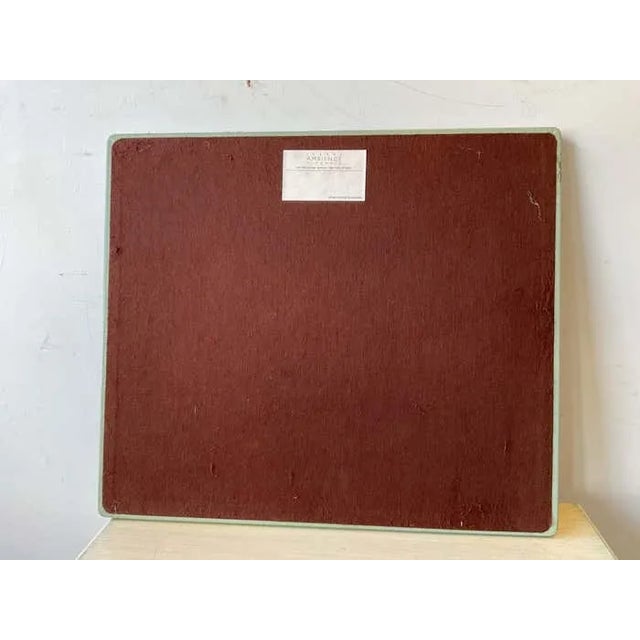 Animal Skin Isabel Mitchell Green Leather Backgammon Board For Sale - Image 7 of 9