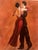 Tango Dancers Original Pastel Painting – Couple in Red & Black, Warm Terracotta Wall Art For Sale - Image 4 of 9
