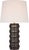 Transitional Chapman & Myers by Visual Comfort Signature Mullin 31" Table Lamp in Dusted Cocoa with Linen Shade For Sale - Image 3 of 3