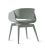 Contemporary Grey 4th Armchair with Soft Grey Seat by Almost For Sale - Image 3 of 5