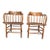 Pair of Arts and Crafts Firehouse Oak Windsor Pub Chairs For Sale