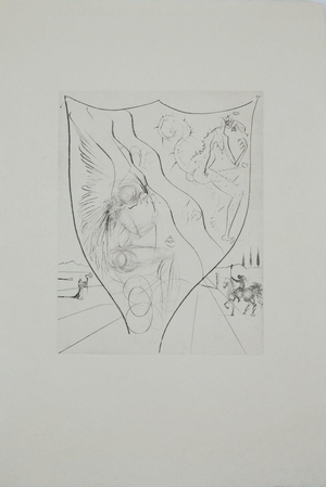 Salvador Dali, Alexis ou le Traité du Vain Désir, Etching