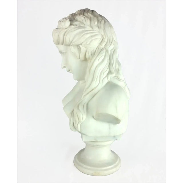 Marble Bust of a Lady For Sale In Greensboro - Image 6 of 8