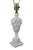 Traditional 2 Mid 20th Century Gray & White Alabaster Marble Trophy Urn Table Lamps Pair 18" For Sale - Image 3 of 15